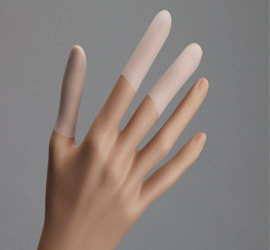 切口手指套 | 耐磨高弹 | 无尘防滑 | 精密电子与净化操作用