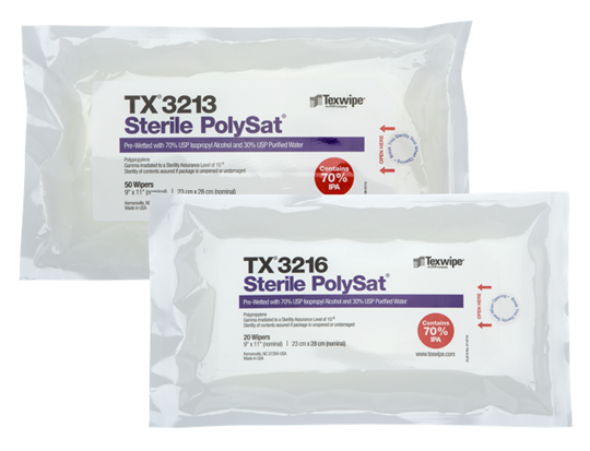 干式洁净室擦拭布( 12″x12″) 无菌 TX3220