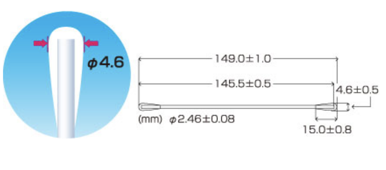 HUBY 340 CA-007 净化棉签 - 图片 2