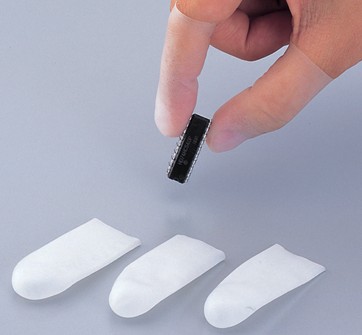 无硫切口手指套 | 高弹耐磨 | 无尘防滑 | 精密电子与净化操作用