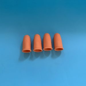 防静电手指套规格 麻点米黄防静电手指套特点