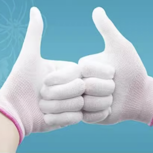 尼龙无尘手套 无尘劳保作业弹力尼龙手套