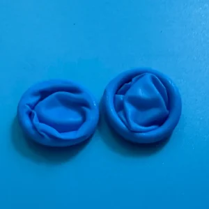 NBR蓝色无硫手指套 | 高弹耐磨 | 无尘防滑 | 精密电子与净化操作用