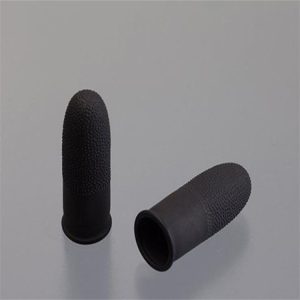 黑色导电手指套 | 导电耐磨 | 防静电防滑 | 电子制造与精密装配用