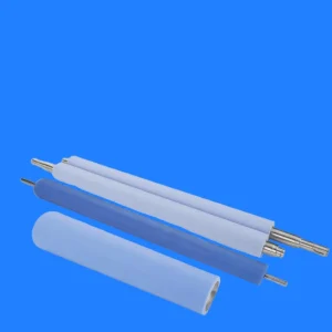 防静电机用硅橡胶粘尘胶辊 耐磨可清洁除尘丁基运输辊滚轮棒滚筒