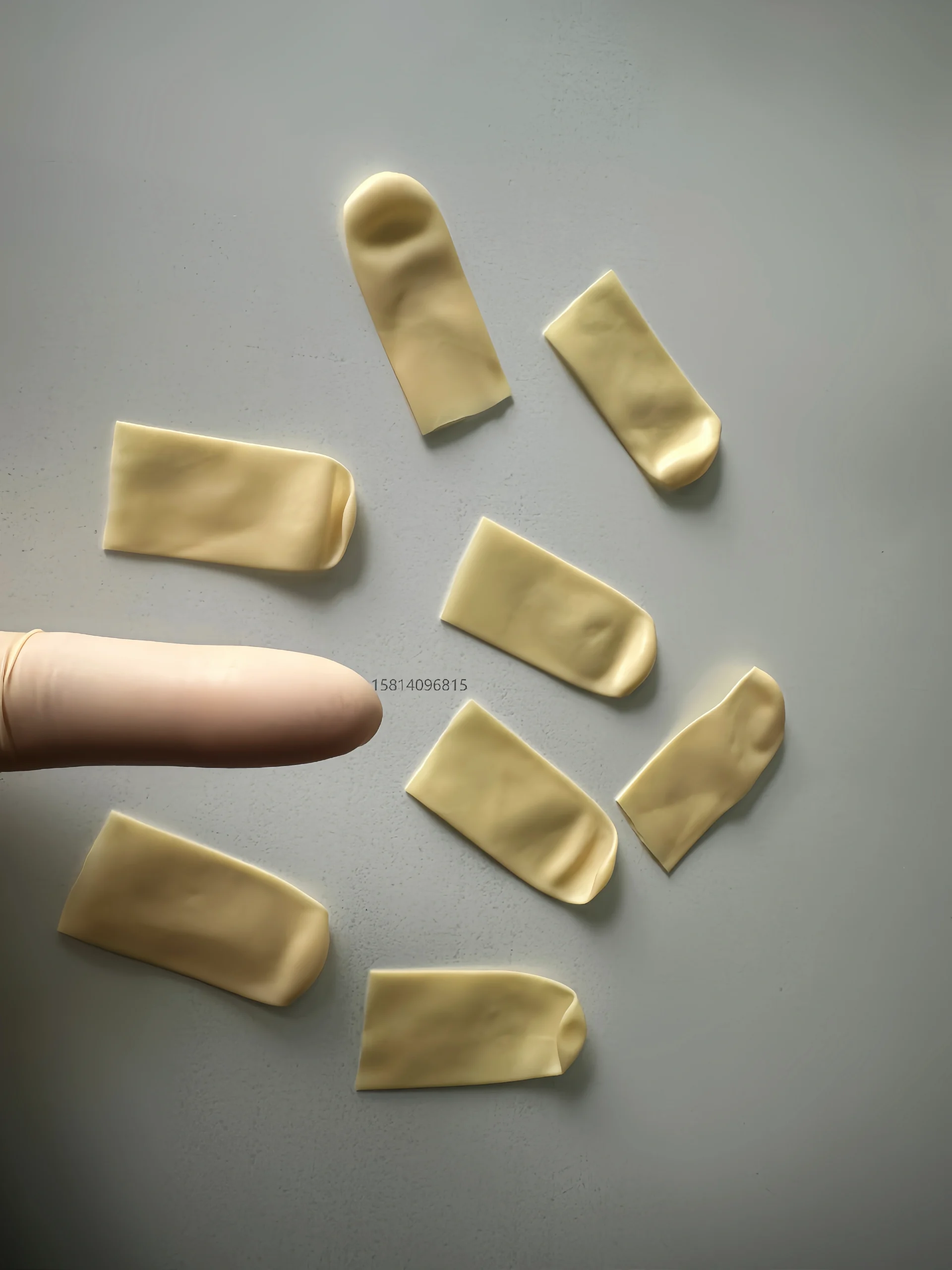 NBR无尘切口手指套 | 高弹耐磨 | 防静电防滑 | 精密电子操作用