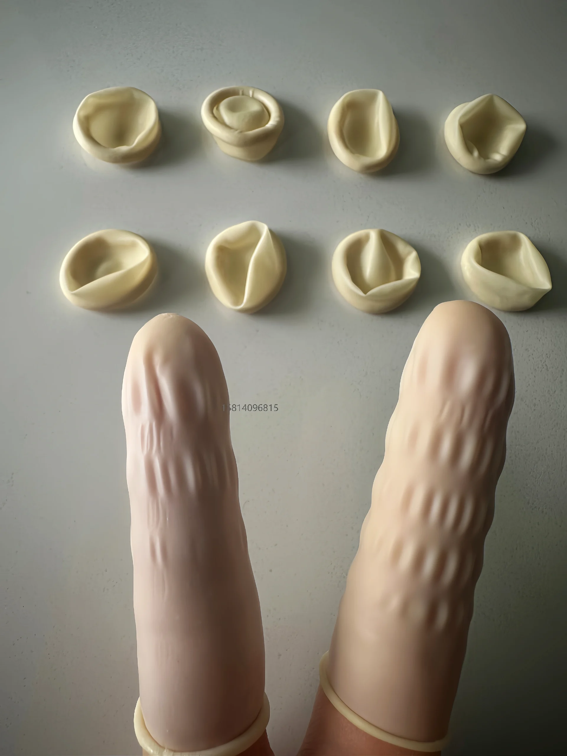 乳白无尘无粉手指套 | 高弹防静电 | 精密电子操作