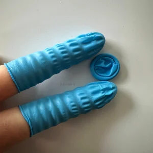 丁腈无粉手指套 | 高弹耐用 | 无尘防过敏 | 电子装配与精密操作用