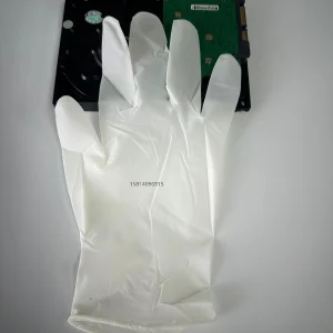 白色纯丁腈手套 | 高弹耐用 | 无粉防过敏 | 医疗实验操作用