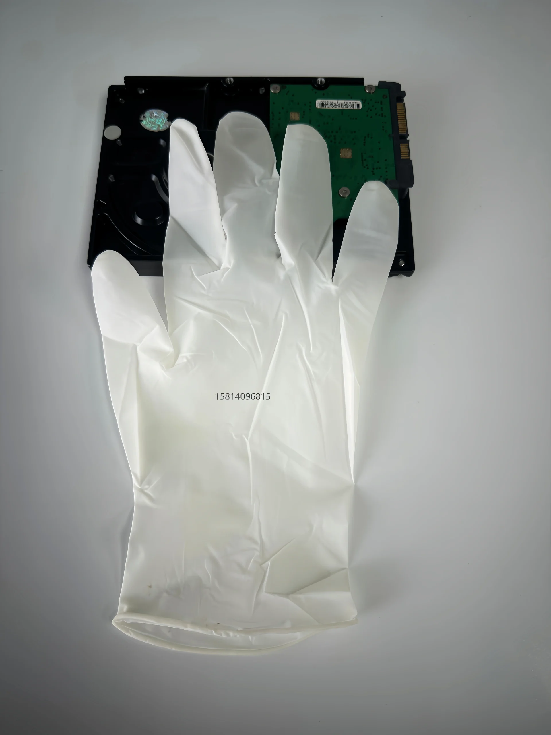 白色纯丁腈手套 | 高弹耐用 | 无粉防过敏 | 医疗实验操作用