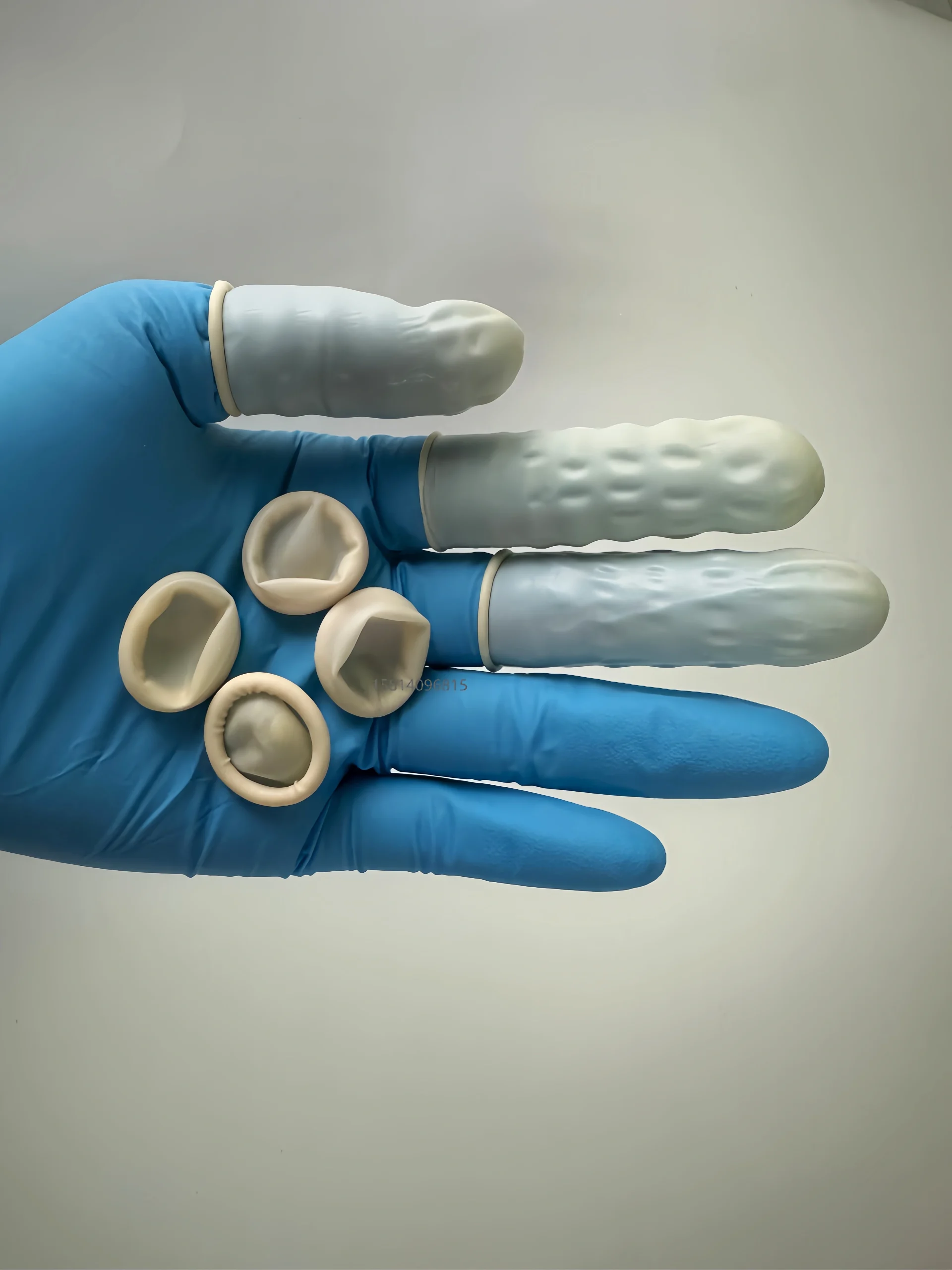 进口丁晴手指套 | 高弹耐磨 | 无尘防滑 | 精密电子与实验操作用