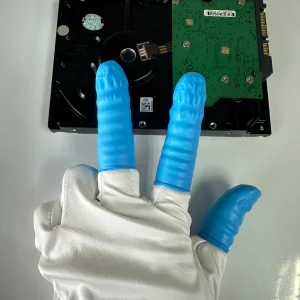 防静电无卤手指套 | 导电耐磨 | 无尘防滑 | 精密电子与净化作业用