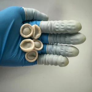 白色耐磨指套 | 高强耐用 | 无尘防滑 | 精密电子与净化操作用