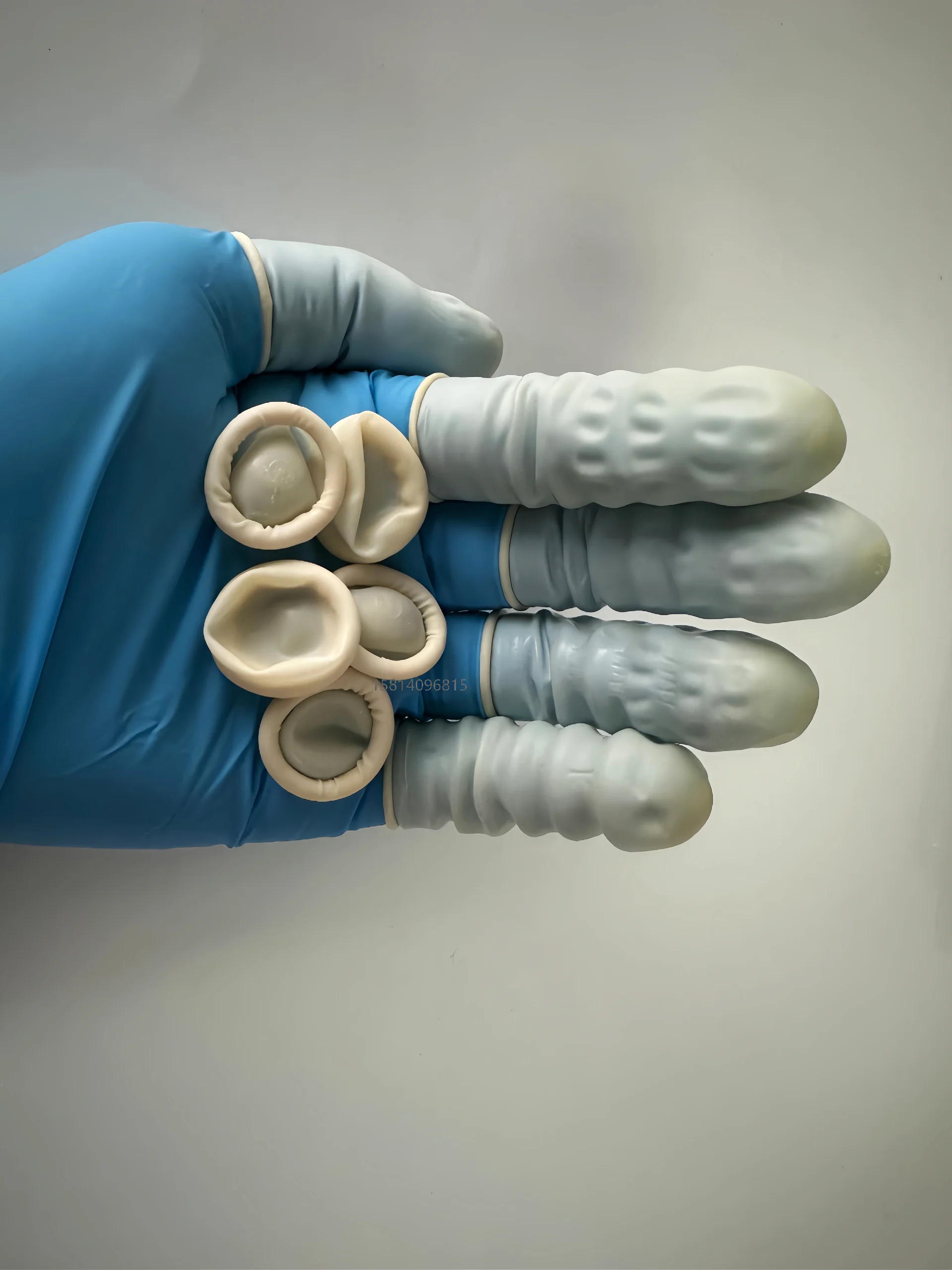 白色耐磨指套 | 高强耐用 | 无尘防滑 | 精密电子与净化操作用