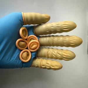 米黄色防静电手指套 - 恒创世纪