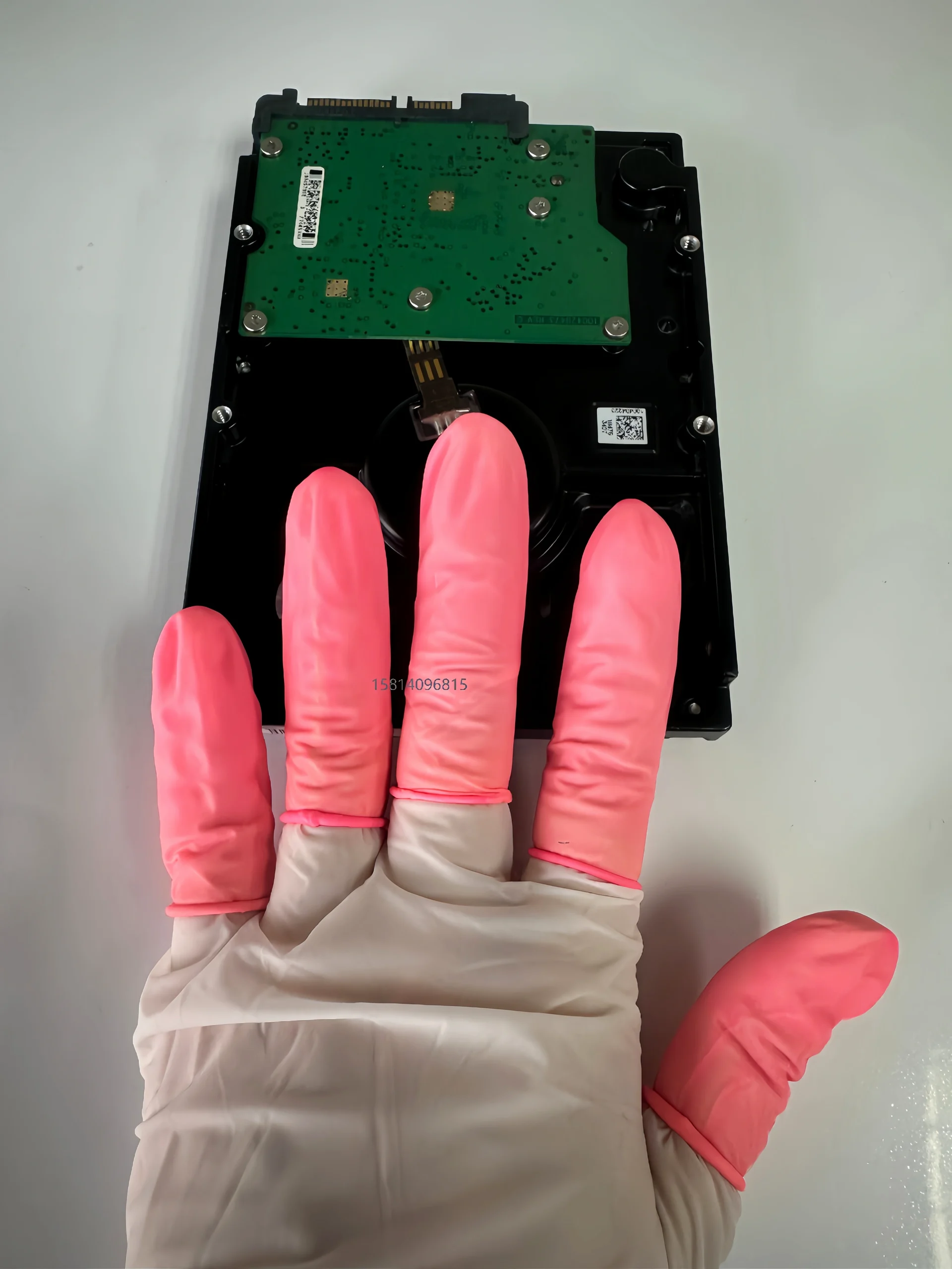 半导体净化手指套 | 高弹耐磨 | 无尘防滑 | 半导体电子与净化作业用