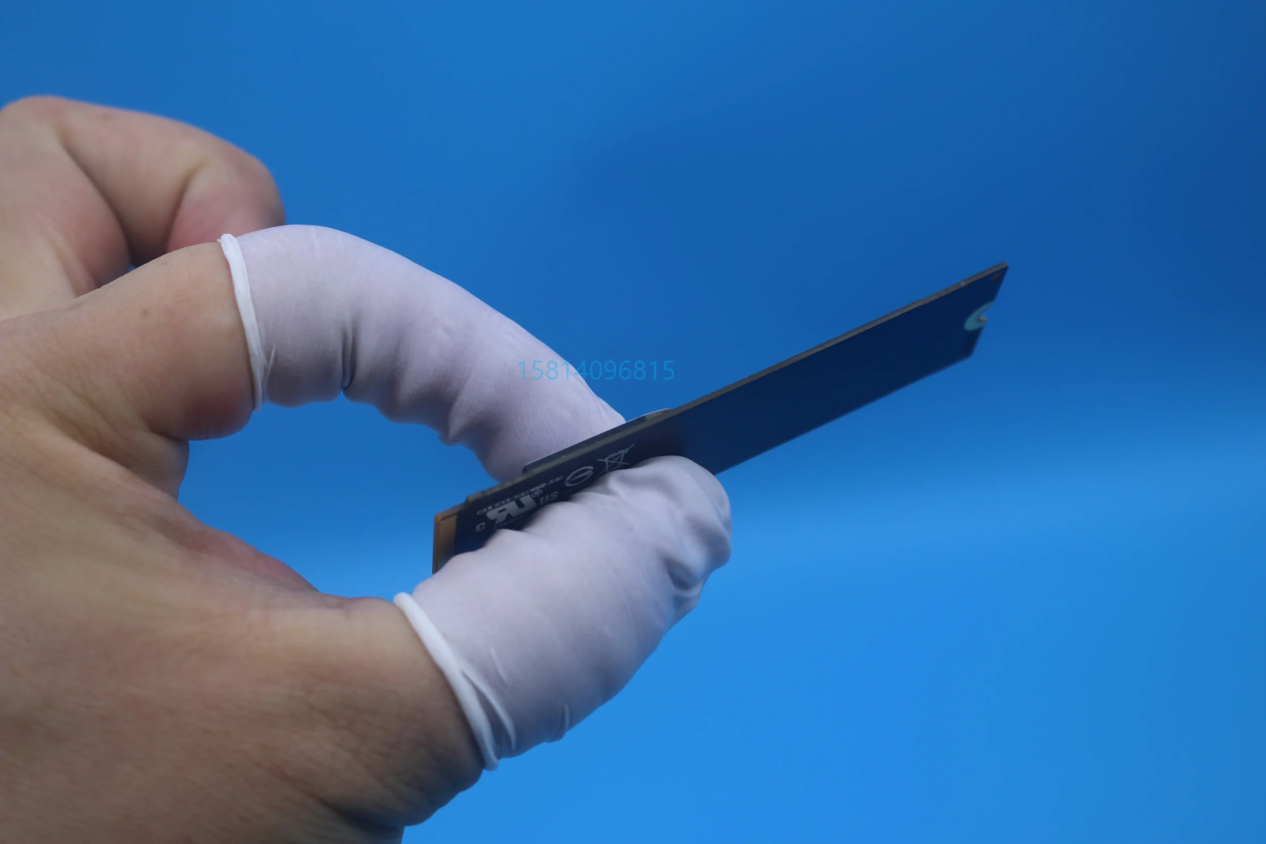 NBR白色防静电手指套