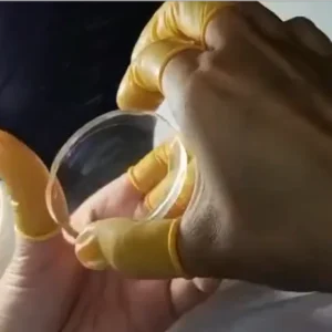 绿色带孔防滑指套-安全透气|适合长时间作业